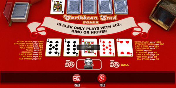 Caribbean Stud Poker MCPcom 1x2Gaming2