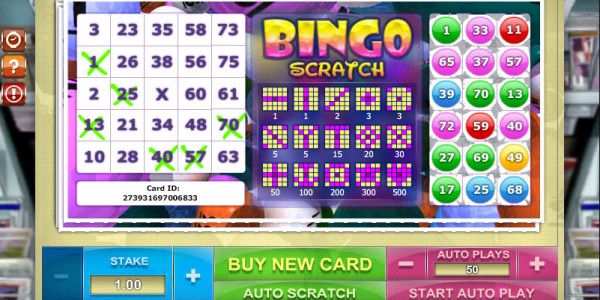 Bingo Scratch MCPcom Gamesos3