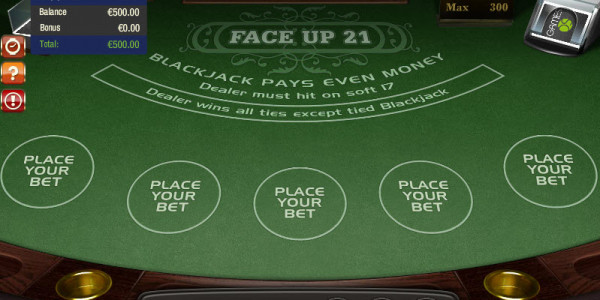 Face Up 21 Blackjack HD MCPcom Gamesos