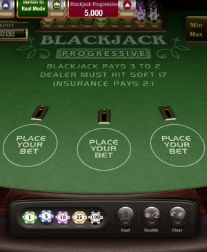 Blackjack Progressive HD MCPcom Gamesos