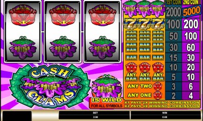 Cash Clams MCPcom Microgaming