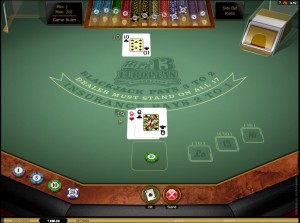 Hi Lo 13 European Blackjack Gold MCPcom Microgaming2