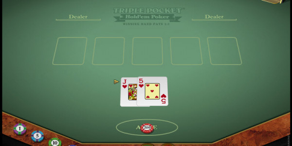 Triple Pocket Hold’em Poker MCPcom Microgaming2