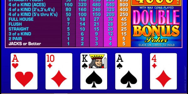 Double Bonus Poker MCPcom Microgaming3