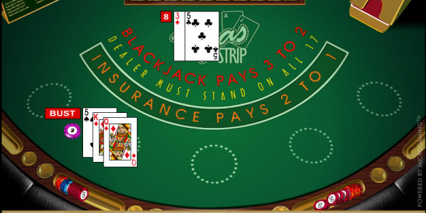 Vegas Strip Blackjack MCPcom Microgaming3