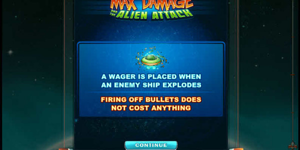 Max Damage and The Alien Attack MCPcom Microgaming