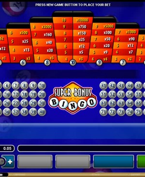 Super Bonus Bingo MCPcom Microgaming