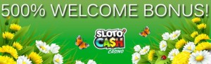 Spring Amazing Bonus 500 Match in Slotocash