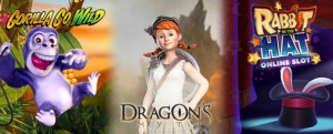 Three New Game Geleases to Casino Room today - Gorilla Go Wild, Dragon's Myth and Rabbit in the Hat
