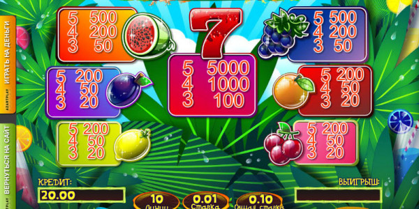 Juice And Fruits MCP Playson pay