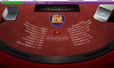 Let it Ride Poker MCPcom OpenBet