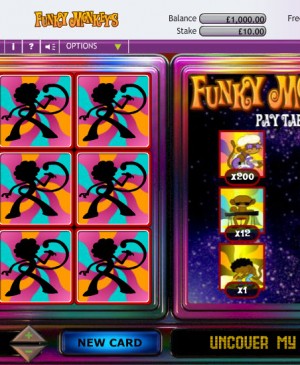 Funky Monkey Scratch Card MCPcom OpenBet