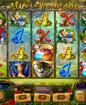 Alice in Wonderslots MCPcom Playson (Globotech)