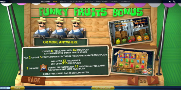 Funky Fruits Farm MCPcom Playtech pay2
