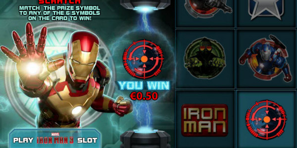 Iron Man 3 – Scratch MCPcom Playtech win