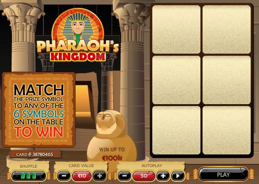 Pharaoh’s Kingdom Scratch MCPcom Playtech