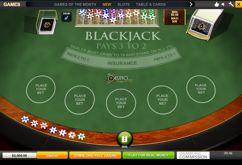BlackJack MCPcom Playtech