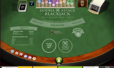 Double Attack Blackjack MCPcom Playtech