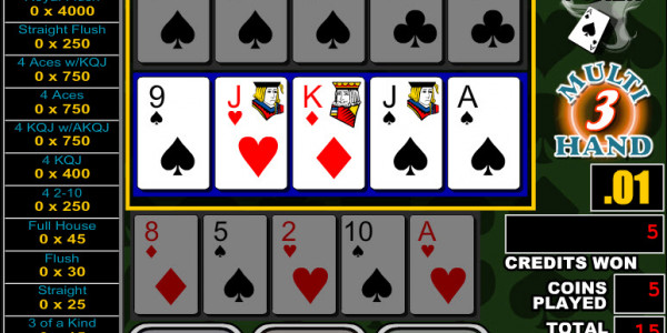 Double Double Jackpot Poker 3 Hands MCPcom RTG2