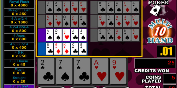 Double Double Bonus Poker 10 Hands MCPcom RTG3