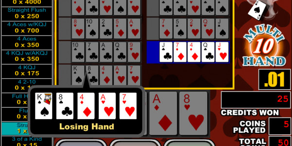 Double Jackpot Poker 10 Hands MCPcom RTG3