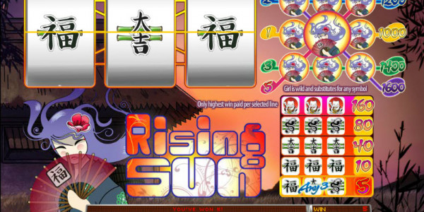 Rising Sun — 3 Reels MCPcom Saucify2