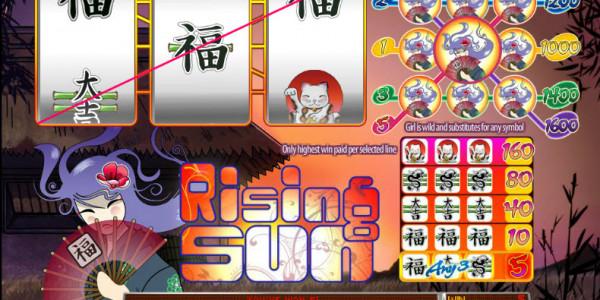 Rising Sun — 3 Reels MCPcom Saucify3