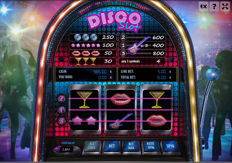 Disco Slot MCPcom Gamescale