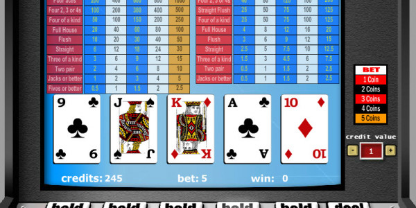 Bonus Poker Double Pay – 1 Hand MCPcom Gaming and Gambling2