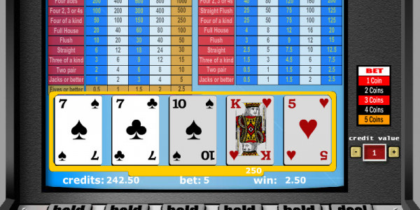 Bonus Poker Double Pay – 1 Hand MCPcom Gaming and Gambling3