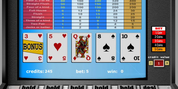 Deuces Wild – 1 Hand MCPcom Gaming and Gambling3