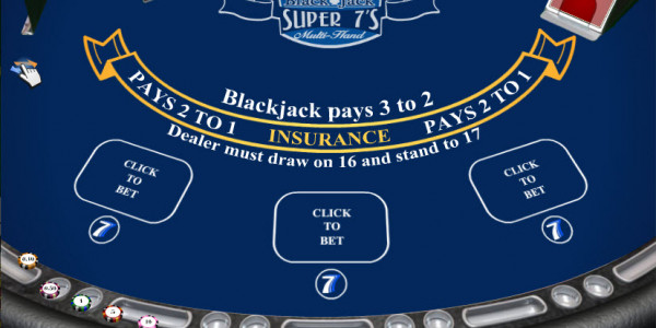 Blackjack Multihand Super Seven MCPcom iSoftBet