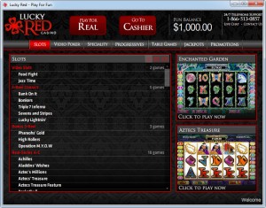 Lucky Red Casino MCPcom games