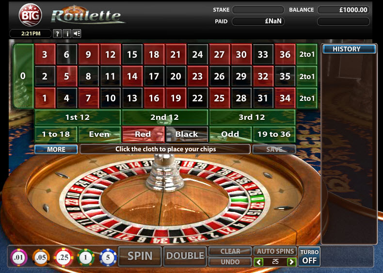 Finest Roulette MCPcom Big Time Gaming