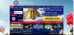 All British Casino MCPcom home