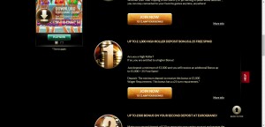 EuroGrand Casino MCPcom bonus