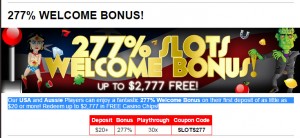 Slots Capital Casino MCPcom welcome bonus