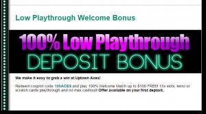 Uptown Aces Casino MCPcom bonus2