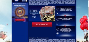 All British Casino MCPcom bonus