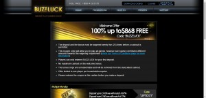Buzzluck Casino MCPcom bonus