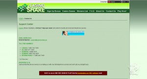Casino Share MCPcom support