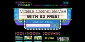 Very Vegas Mobile Casino MCPcom home