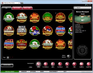 Platinum Play Casino MCPcom games