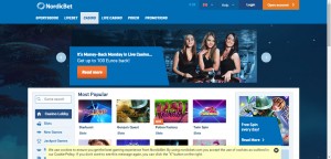 NordicBet Casino MCPcom home