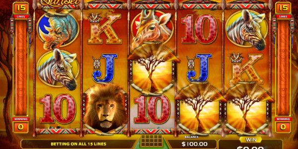 African Sunset Video Slots by GameArt MCPcom