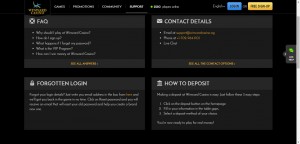 Winward Casino MCPcom support