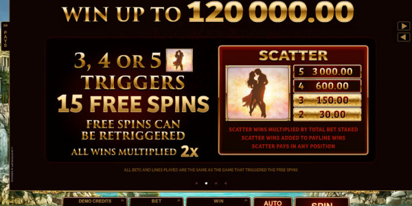 Titans of the Sun — Theia Video slots by Microgaming MCPcom pay