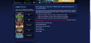 Planet Casino MCPcom bonus