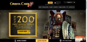 Conquer Casino MCPcom home