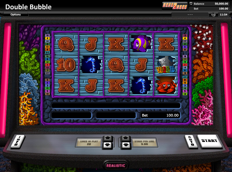 Double Bubble Video Slots by Realistic Games MCPcom